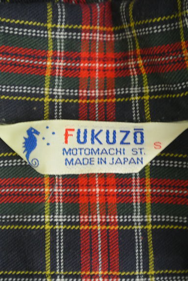 FUKUZO（フクゾー）の古着「七分袖起毛チェックシャツ（ブラウス）」大画像６へ