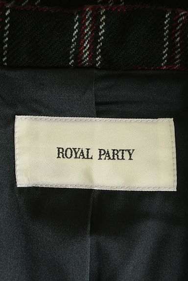 ROYAL PARTY（ロイヤルパーティ）の古着「チェック柄ミドル丈コート（ジャケット）」大画像６へ