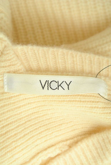 VICKY（ビッキー）の古着「前後Vネックニット（セーター）」大画像６へ