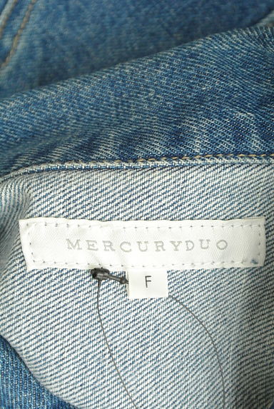 MERCURYDUO（マーキュリーデュオ）の古着「ベーシックデニムジャケット（ブルゾン・スタジャン）」大画像６へ