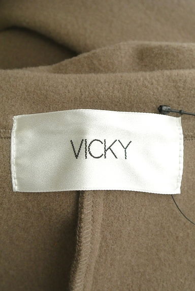 VICKY（ビッキー）の古着「ベルト付きフロントオープンロングコート（コート）」大画像６へ
