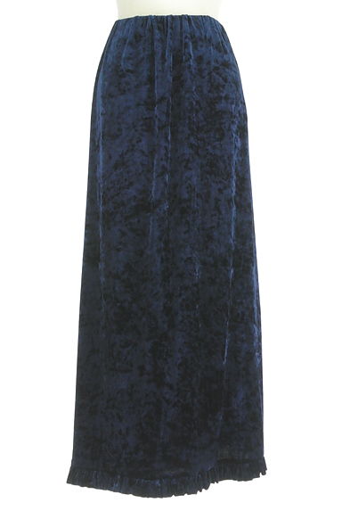 la belle Etude（ラベル エチュード）の古着「バックベンツベロアロングスカート（ロングスカート・マキシスカート）」大画像１へ
