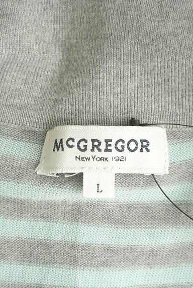 McGREGOR（マックレガー）の古着「ボーダー柄ニットポロシャツ（ポロシャツ）」大画像６へ