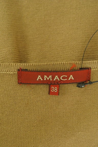 AMACA（アマカ）の古着「ウエストリボンキーネックニット（ニット）」大画像６へ