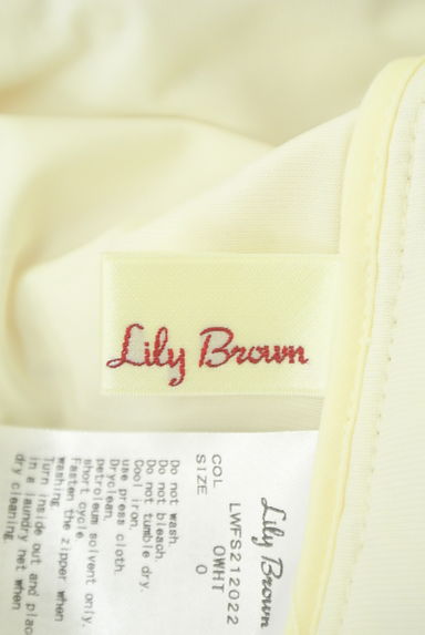Lily Brown（リリーブラウン）の古着「レースアップ花柄ロングスカート（ロングスカート・マキシスカート）」大画像６へ