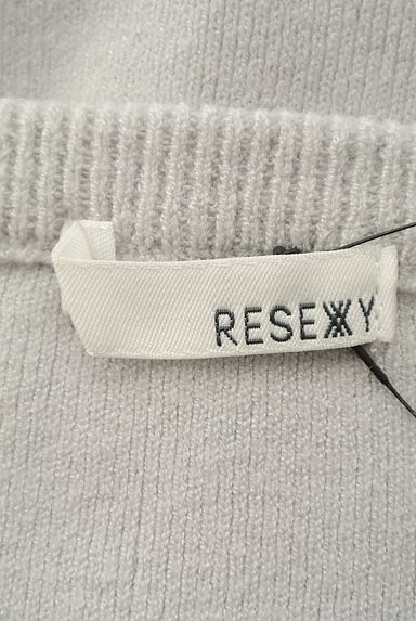 RESEXXY（リゼクシー）の古着「シアーパフショルダーニットカーデ（カーディガン・ボレロ）」大画像６へ