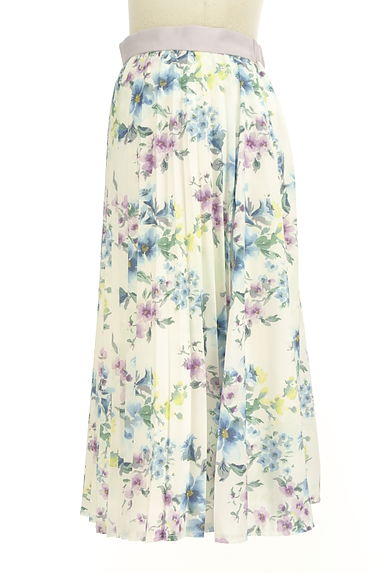 Apuweiser riche（アプワイザーリッシェ）の古着「花柄アシメシフォン膝下プリーツスカート（スカート）」大画像３へ