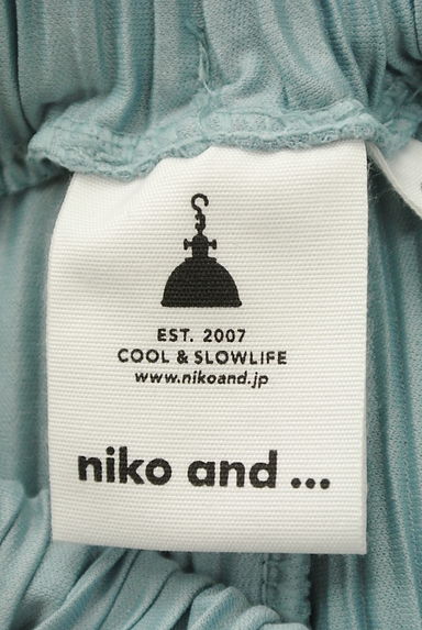 niko and...（ニコ アンド）の古着「微光沢プリーツパンツ（パンツ）」大画像６へ