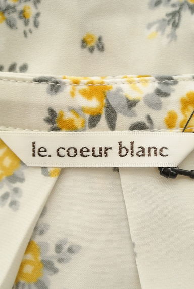le coeur blanc（ルクールブラン）の古着「Vネック花柄ブラウス（ブラウス）」大画像６へ