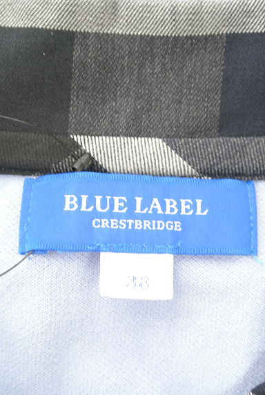 BLUE LABEL CRESTBRIDGE（ブルーレーベル・クレストブリッジ）の古着「チェック丸襟ポロシャツ（ポロシャツ）」大画像６へ