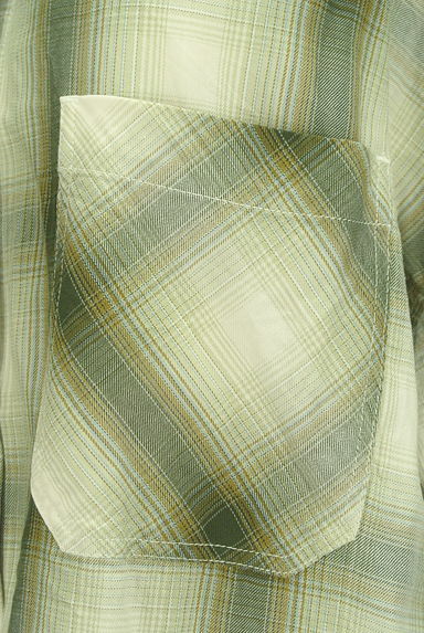 BARNYARDSTORM（バンヤードストーム）の古着「チェック柄オーバーシルエットシャツ（カジュアルシャツ）」大画像５へ