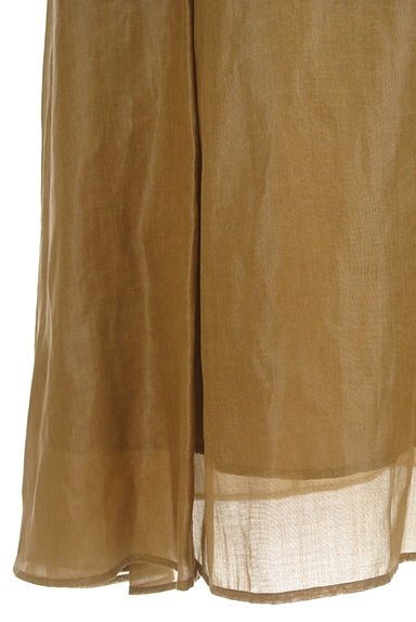 BARNYARDSTORM（バンヤードストーム）の古着「微光沢シアーフレアロングスカート（ロングスカート・マキシスカート）」大画像５へ