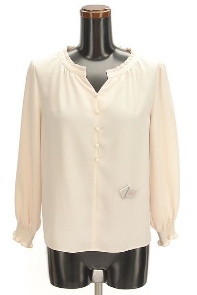 PROPORTION BODY DRESSING（プロポーションボディ ドレッシング）の古着「フリルネックシフォンカットソー（カットソー・プルオーバー）」大画像４へ