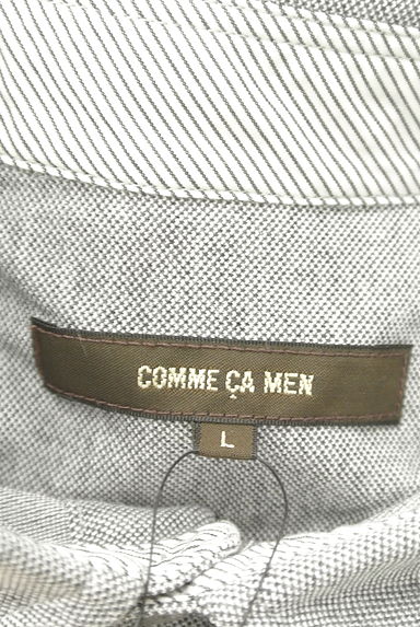 COMME CA MEN（コムサメン）シャツ買取実績のブランドタグ画像