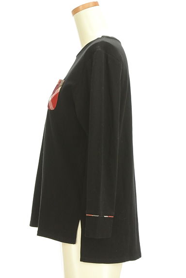 BLUE LABEL CRESTBRIDGE（ブルーレーベル・クレストブリッジ）の古着「チェック柄ポケットカットソー（カットソー・プルオーバー）」大画像３へ