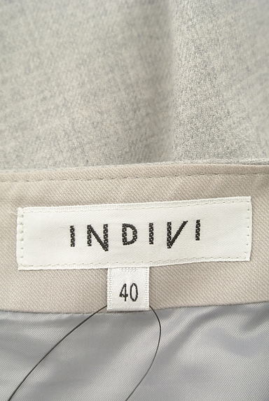 INDIVI（インディヴィ）の古着「ウール混フレア膝丈スカート（スカート）」大画像６へ