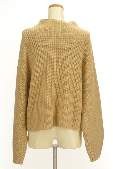 MOUSSY（マウジー）の古着「ボリューム袖モックネックニット（セーター）」大画像２へ