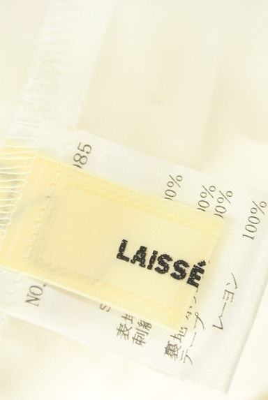 LAISSE PASSE（レッセパッセ）の古着「花柄プリント＆刺繍膝上シフォンスカート（ミニスカート）」大画像６へ