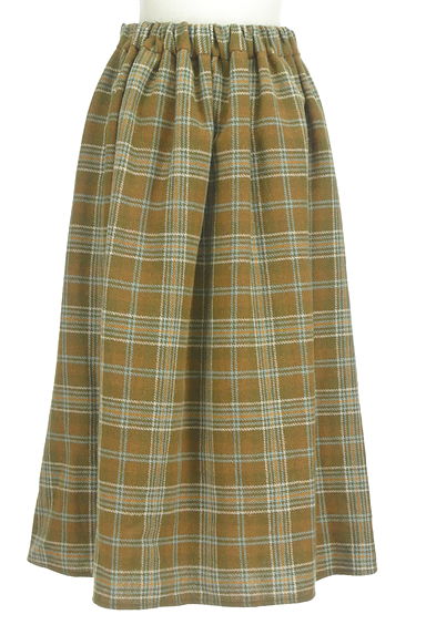 SM2（サマンサモスモス）の古着「チェック柄ウール混ロングスカート（ロングスカート・マキシスカート）」大画像２へ