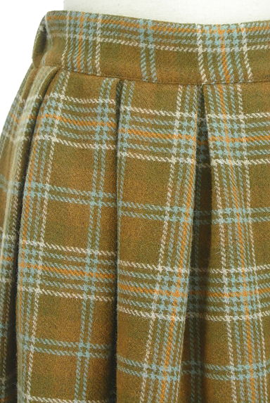 SM2（サマンサモスモス）の古着「チェック柄ウール混ロングスカート（ロングスカート・マキシスカート）」大画像４へ