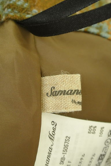 SM2（サマンサモスモス）の古着「チェック柄ウール混ロングスカート（ロングスカート・マキシスカート）」大画像６へ