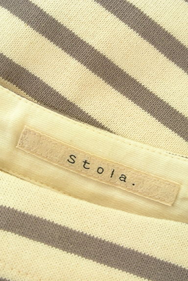 Stola.（ストラ）の古着「七分袖ボーダーカットソー（カットソー・プルオーバー）」大画像６へ