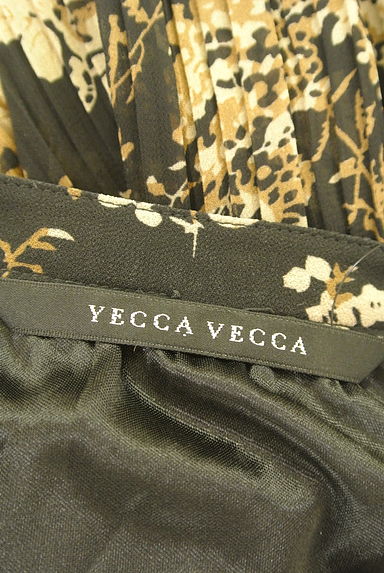 YECCA VECCA（イェッカヴェッカ）の古着「花柄シフォンプリーツロングワンピース（ワンピース・チュニック）」大画像６へ