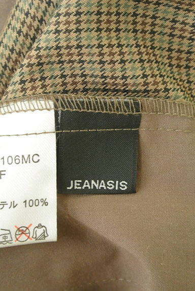 JEANASiS（ジーナシス）の古着「千鳥格子柄ワイドパンツ（パンツ）」大画像６へ