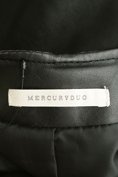 MERCURYDUO（マーキュリーデュオ）の古着「エコレザーノーカラージャケット（ブルゾン・スタジャン）」大画像６へ