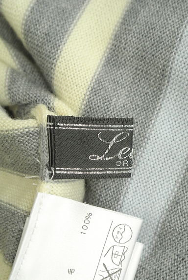 LEILIAN（レリアン）の古着「タートルネックボーダーニット（ニット）」大画像６へ