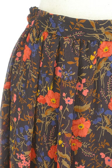 MACKINTOSH PHILOSOPHY（マッキントッシュ フィロソフィー）の古着「花柄ミモレシフォンスカート（スカート）」大画像４へ