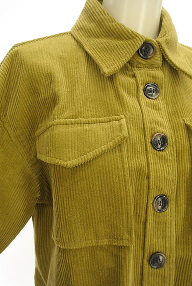 REDYAZEL（レディアゼル）の古着「コーデュロイジャケット＋ミニスカートセット（セットアップ（ジャケット＋スカート））」大画像４へ