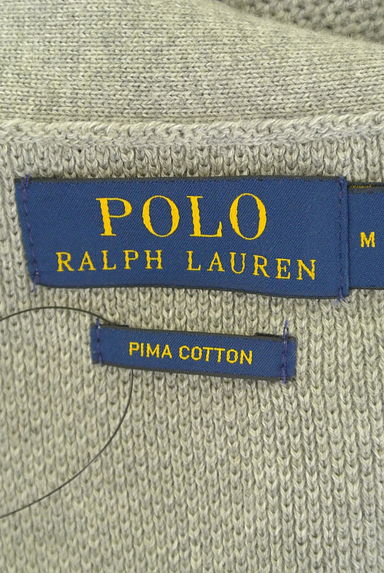 POLO RALPH LAUREN（ポロラルフローレン）の古着「ワンポイントニットカーディガン（カーディガン）」大画像６へ