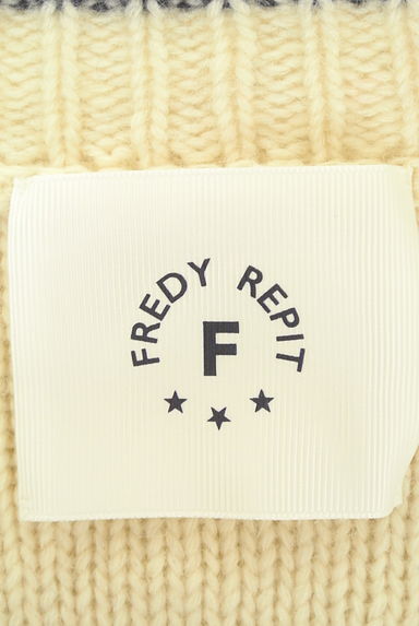 FREDY REPIT（フレディレピ）の古着「Vネックケーブル編みニットプルーオーバー（セーター）」大画像６へ