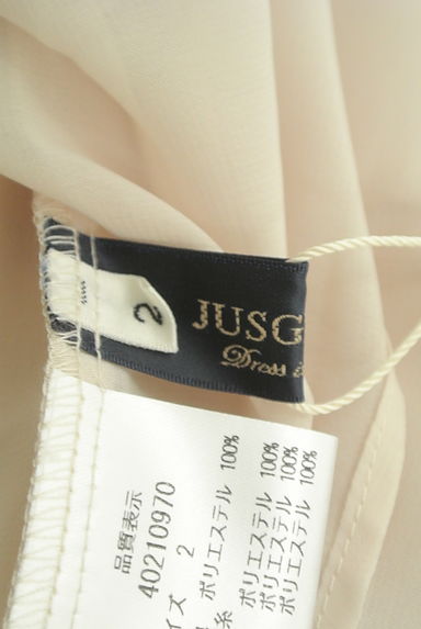 JUSGLITTY（ジャスグリッティー）の古着「袖刺繍ノーカラーブラウス（カットソー・プルオーバー）」大画像６へ