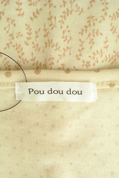 POU DOU DOU（プードゥドゥ）の古着「リーフ×ドット切替カットソー（カットソー・プルオーバー）」大画像６へ