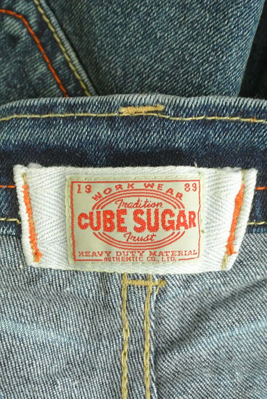 CUBE SUGAR（キューブシュガー）の古着「ステッチスリムデニム（デニムパンツ）」大画像６へ