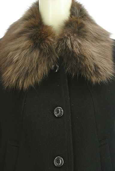 JILLSTUART（ジルスチュアート）の古着「ファー襟ウールロングコート（コート）」大画像４へ