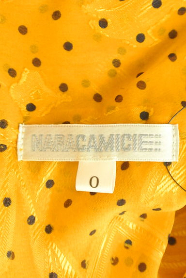 NARA CAMICIE（ナラカミーチェ）の古着「ドット柄ジャガードシフォンブラウス（ブラウス）」大画像６へ