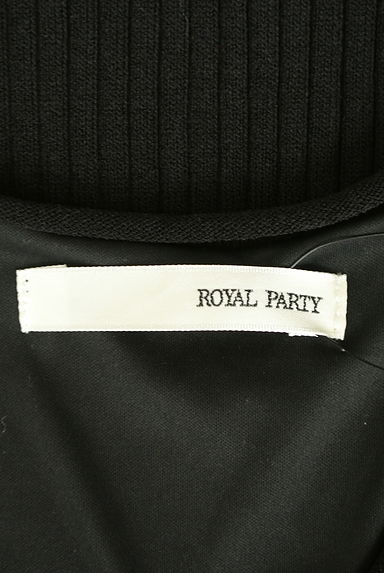 ROYAL PARTY（ロイヤルパーティ）の古着「ベルト付き膝下タイトニットワンピース（ワンピース・チュニック）」大画像６へ
