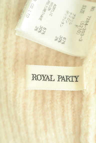 ROYAL PARTY（ロイヤルパーティ）の古着「ボリューム袖タートルネックニット（セーター）」大画像６へ