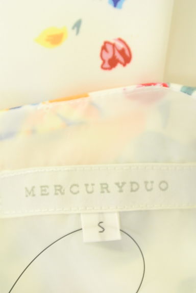 MERCURYDUO（マーキュリーデュオ）の古着「花柄膝上フレアワンピース（ワンピース・チュニック）」大画像６へ