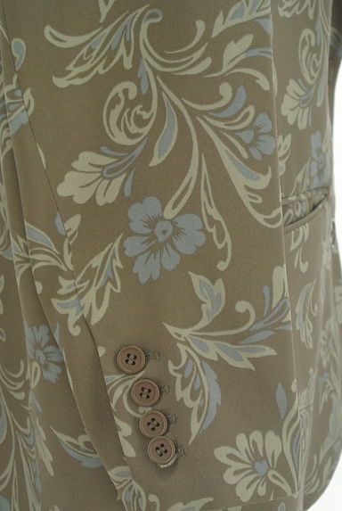 JEANASiS（ジーナシス）の古着「オーバーシルエット花柄テーラードジャケット（ジャケット）」大画像５へ