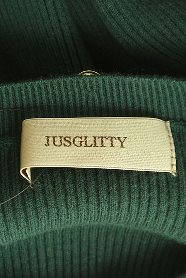 JUSGLITTY（ジャスグリッティー）の古着「ボリュームフリルリブニット（ニット）」大画像６へ