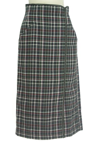 Rirandture（リランドチュール）の古着「パイピングチェック柄ミモレタイトスカート（スカート）」大画像１へ