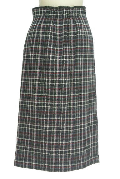 Rirandture（リランドチュール）の古着「パイピングチェック柄ミモレタイトスカート（スカート）」大画像２へ