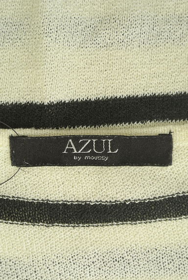 AZUL by moussy（アズールバイマウジー）の古着「フレンチスリーブシアーニット（ニット）」大画像６へ