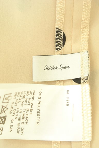 Spick and Span（スピック＆スパン）の古着「ドット柄オープンカラーブラウス（ブラウス）」大画像６へ