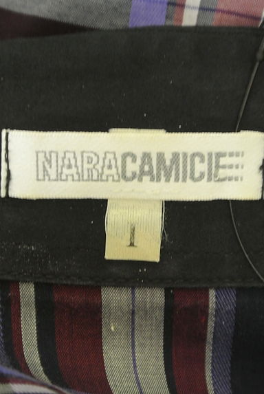 NARA CAMICIE（ナラカミーチェ）の古着「ボリュームフリルチェックブラウス（ブラウス）」大画像６へ