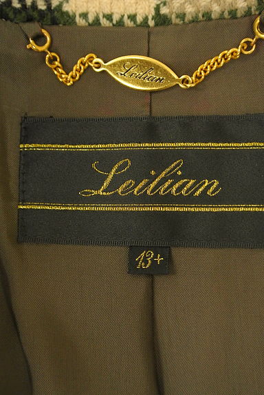 LEILIAN（レリアン）の古着「ダブルブレストチェックテーラードジャケット（ジャケット）」大画像６へ